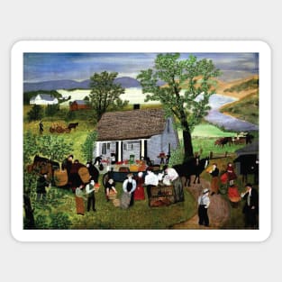 grandma moses Sticker